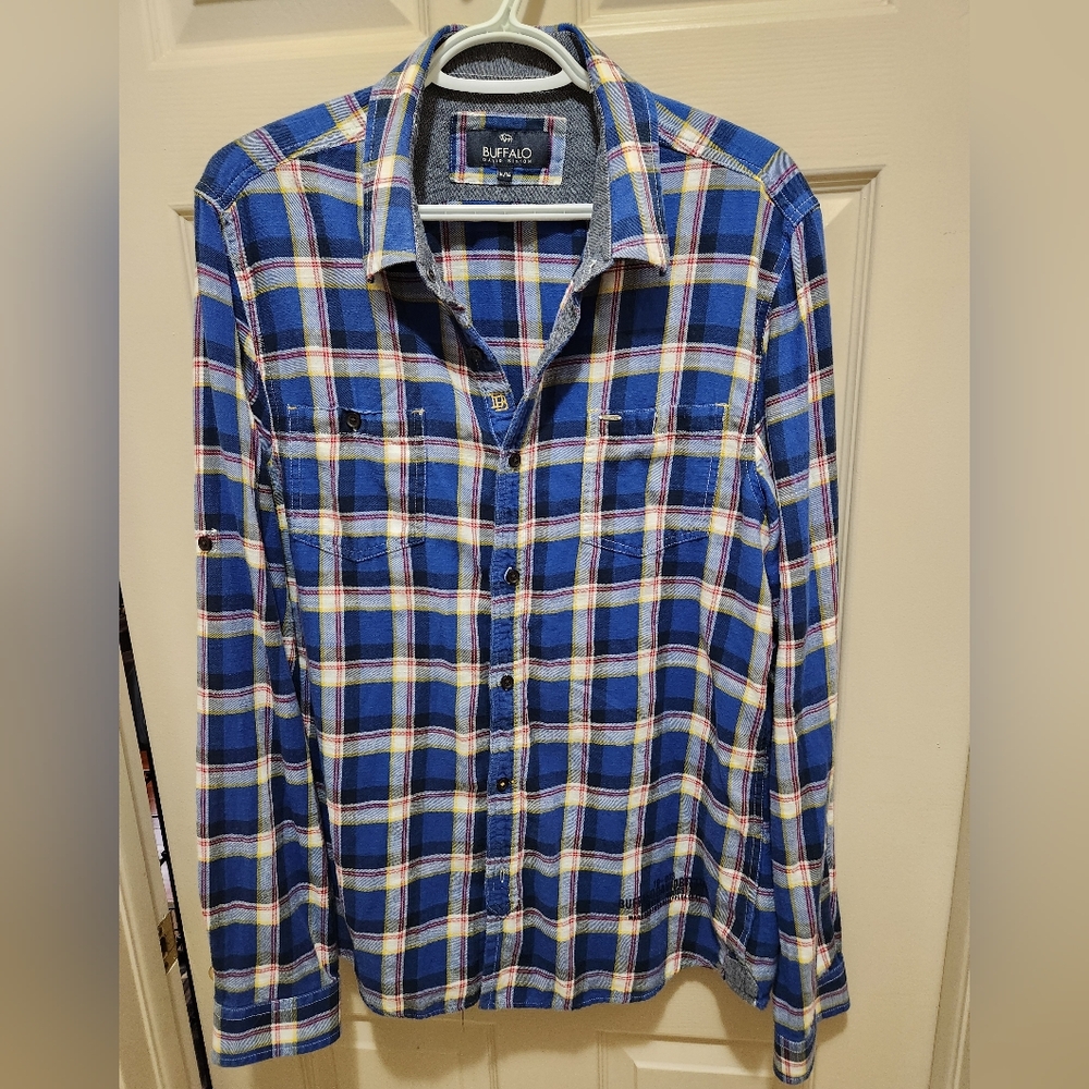 Buffalo David Bitton plaid long sleeve shirt